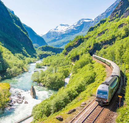 Flåmsbanen in summer