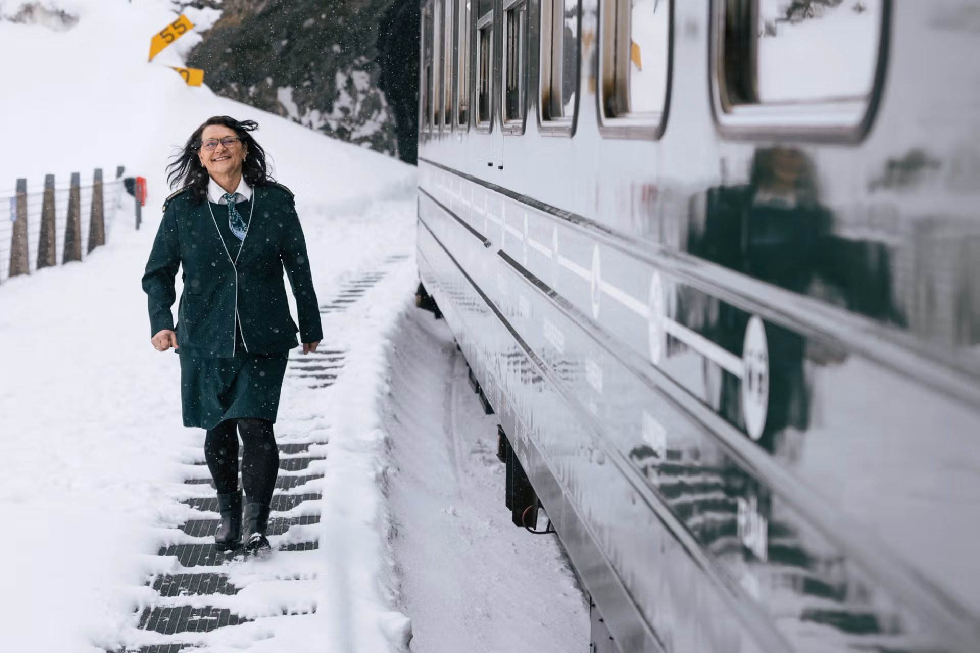 Flåmsbanen conductor by @ Chris Baldry