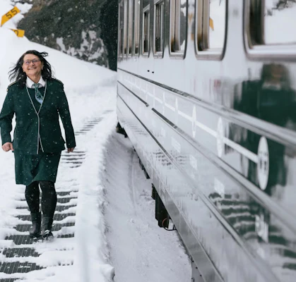 Flåmsbanen conductor by @ Chris Baldry